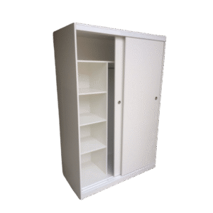 Sliding door combination robe