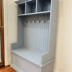 Painted Dulux Mudroom No Drawers