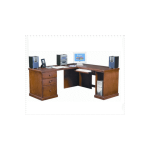 3 Drawer Corner Computer Desk